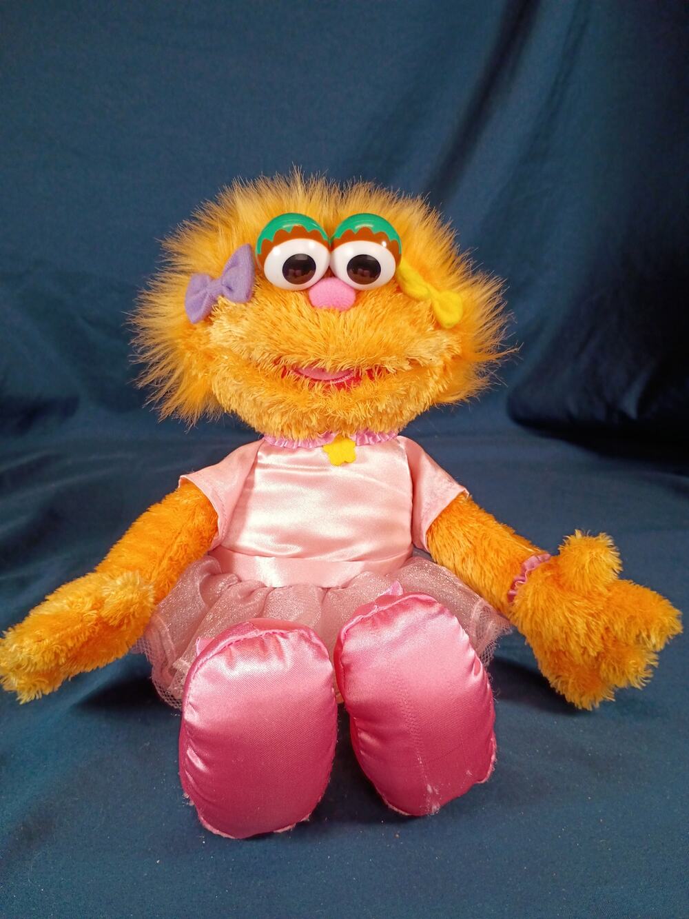 Sesame Street Zoe Ballerina Plush Pink Tutu Doll